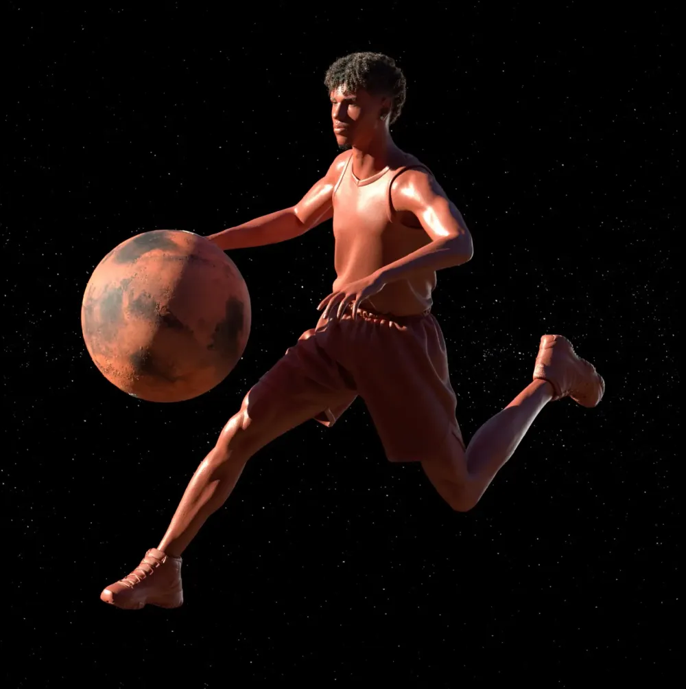 LaMelo Ball Collectibles, Type: Red Mars, ID:7206 #7206