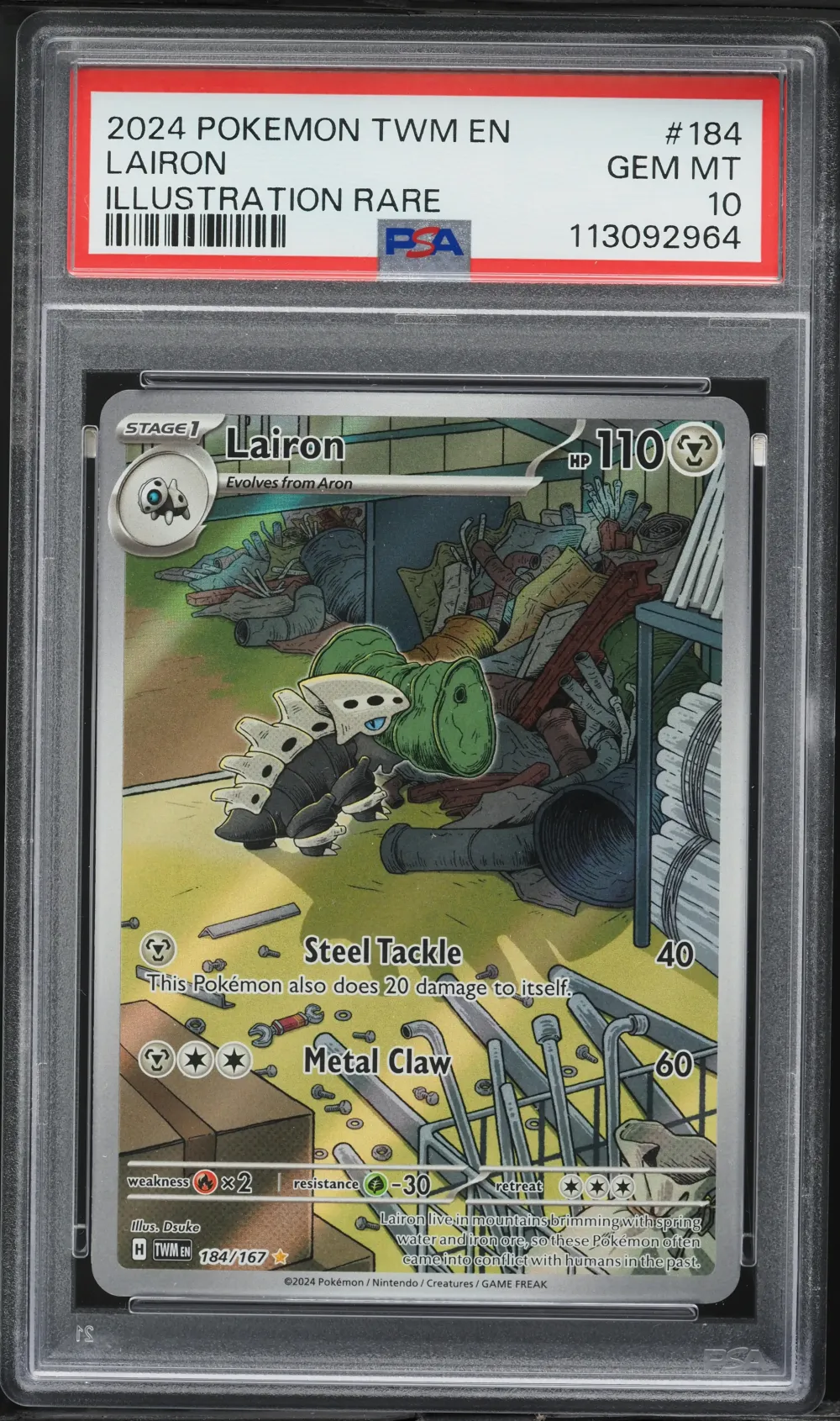 2024 #184 Lairon PSA 10 Twm EN-T