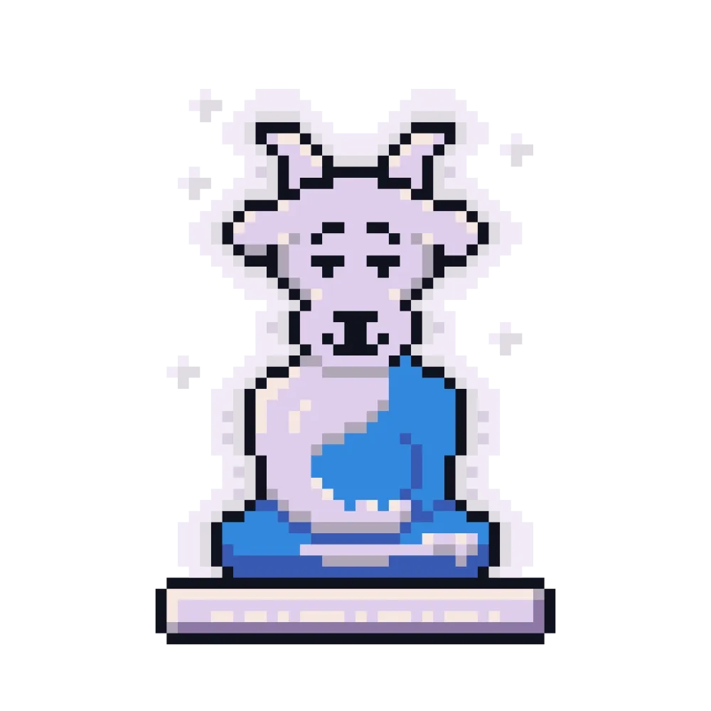 Blessed Silver Goat #15