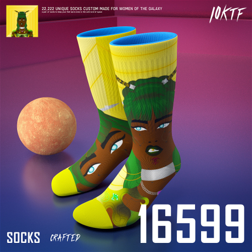 Galaxy Crew Socks #16599
