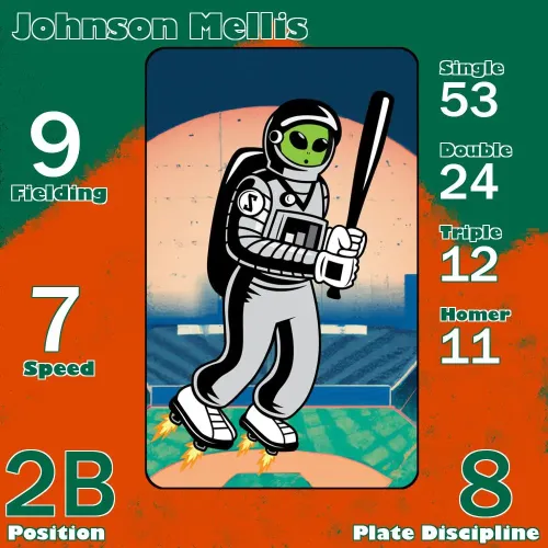 Johnson Mellis: 2B #39902