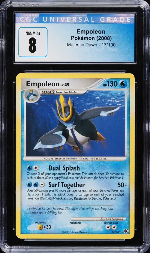 2008 #17 Empoleon CGC 8 Majestic