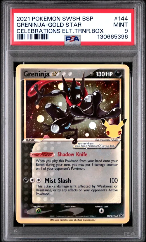 2021 #144 Greninja-Gold Star PSA