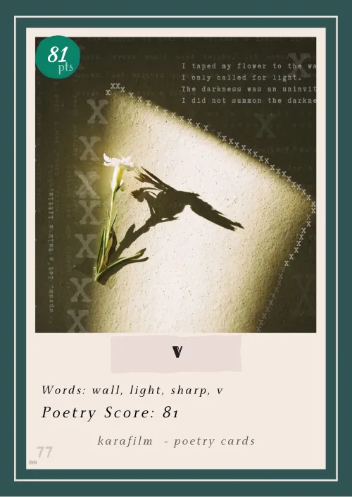 POETRY CARDS 77 / 2