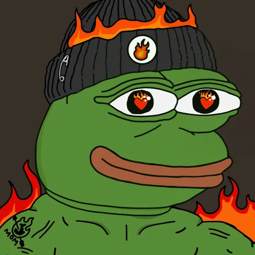 Pepe On Fire #721