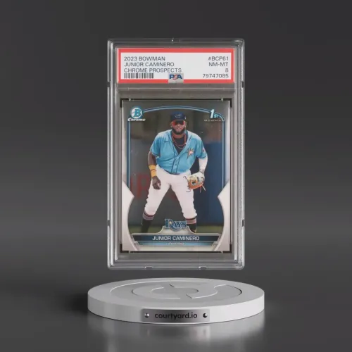 2023 Bowman Chrome Prospects #BCP61 Junior Caminero (PSA 8 NM-MT)