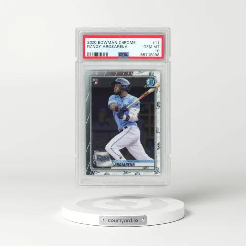 2020 Bowman Chrome #11 Randy Arozarena (PSA 10 GEM MINT)