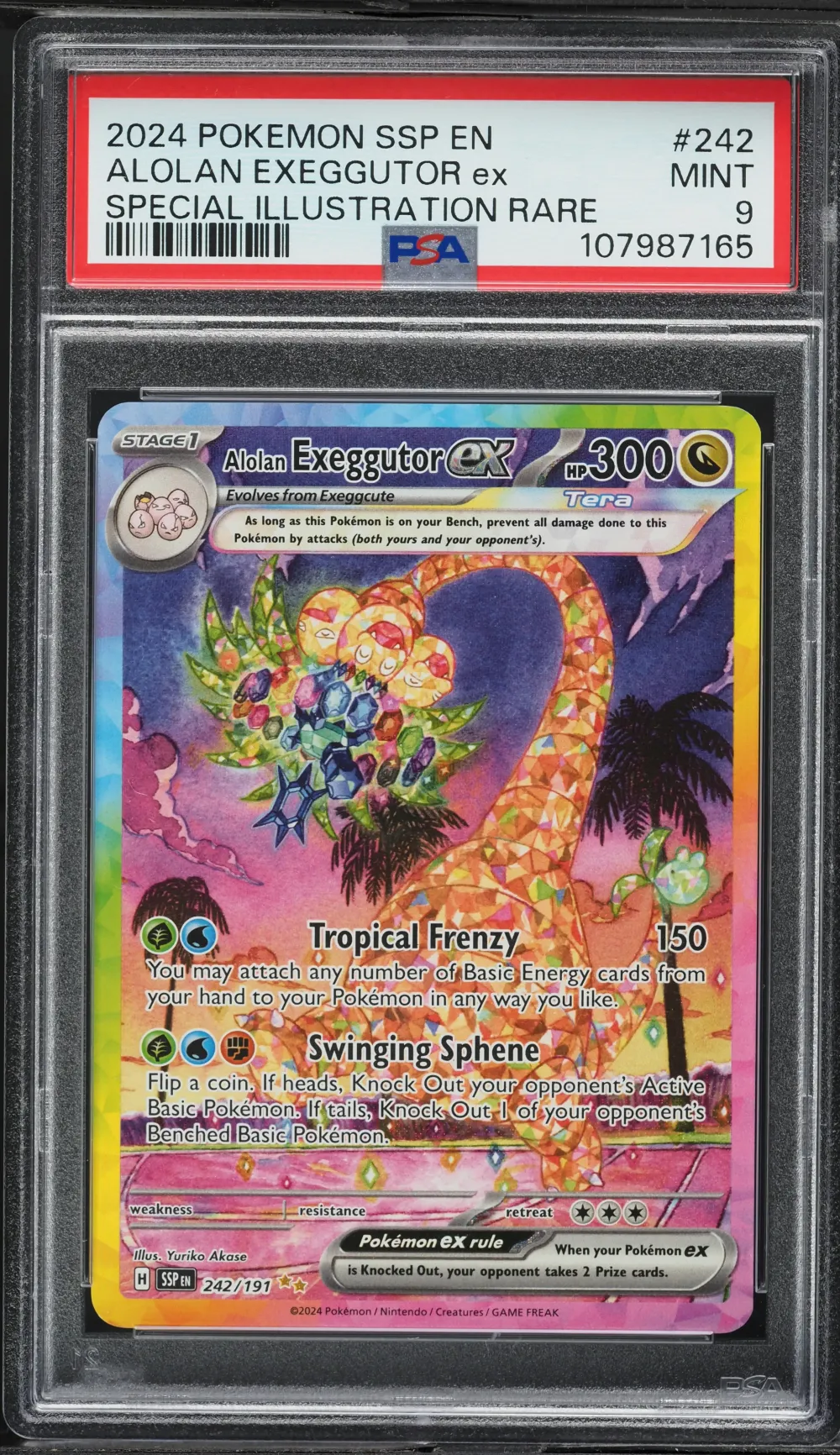 2024 #242 Alolan Exeggutor EX PS