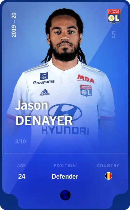 Jason Denayer 2019-20 • Super Rare 3/10