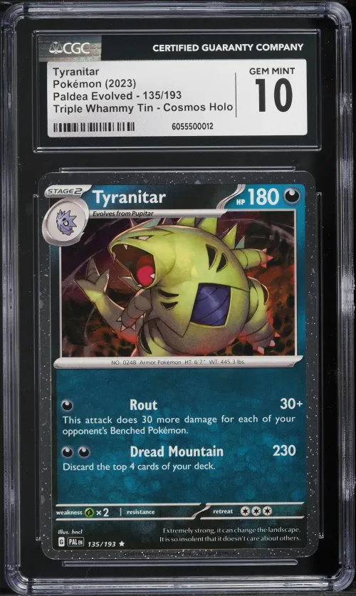 2023 #135 Tyranitar CGC 10 Pal E