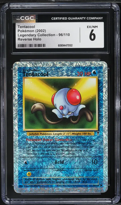 2002 #96 Tentacool-Reverse Foil