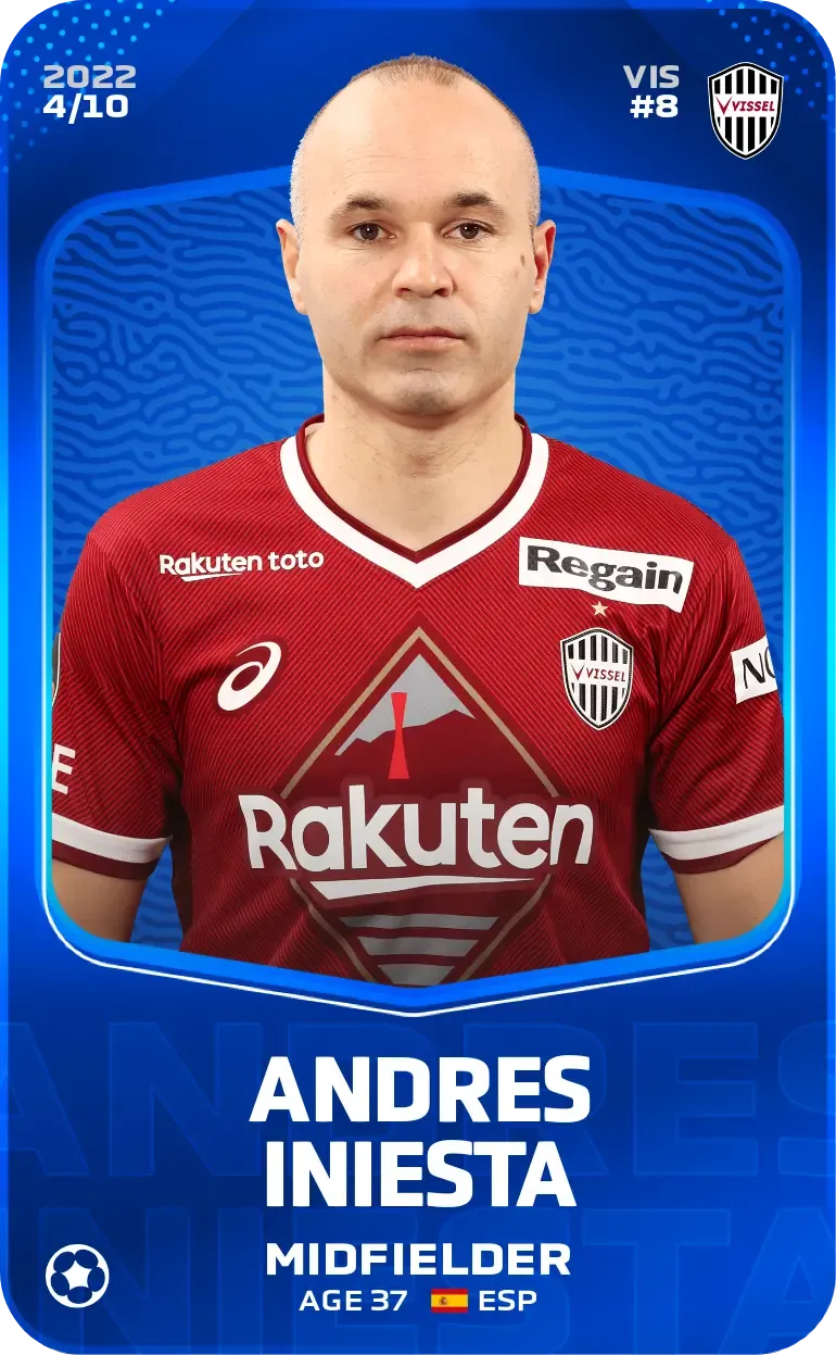 Andres Iniesta 2022-23 • Super Rare 4/10