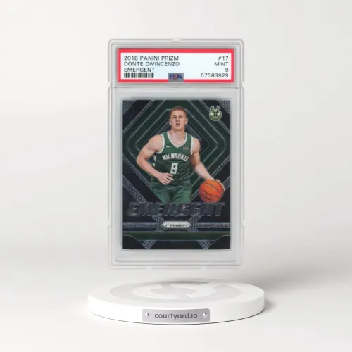 2018 Panini Prizm Emergent #17 Donte DiVincenzo (PSA 9 MINT)