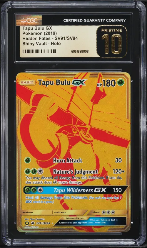 2019 #SV91 Full Art/Tapu Bulu GX