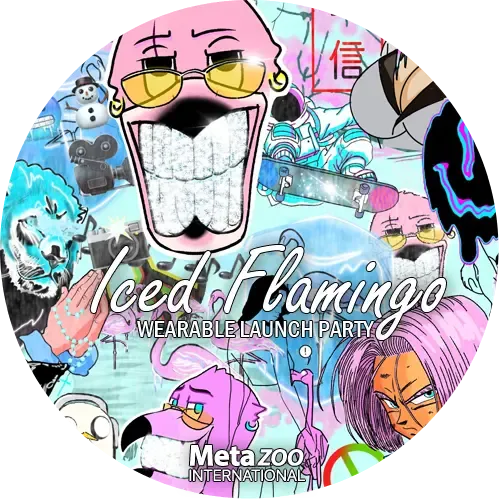 Iced Flamingo Wearable Launch Party at MetaZoo International #2185743