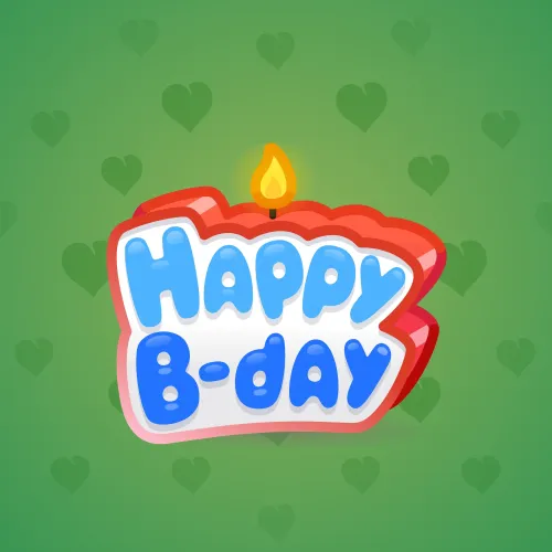 B-Day Candle #13885