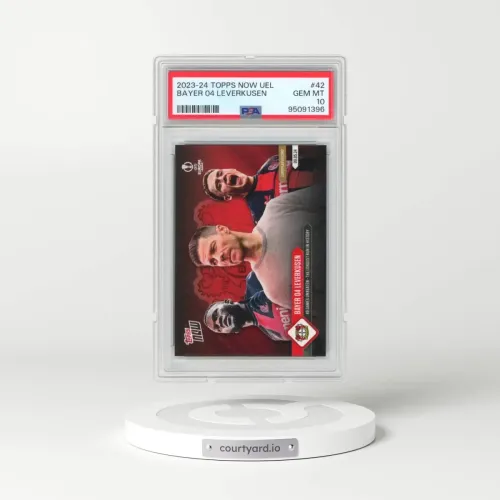 2023 Topps Now UEFA Europa League #42 Bayer 04 Leverkusen (PSA 10 GEM MINT)