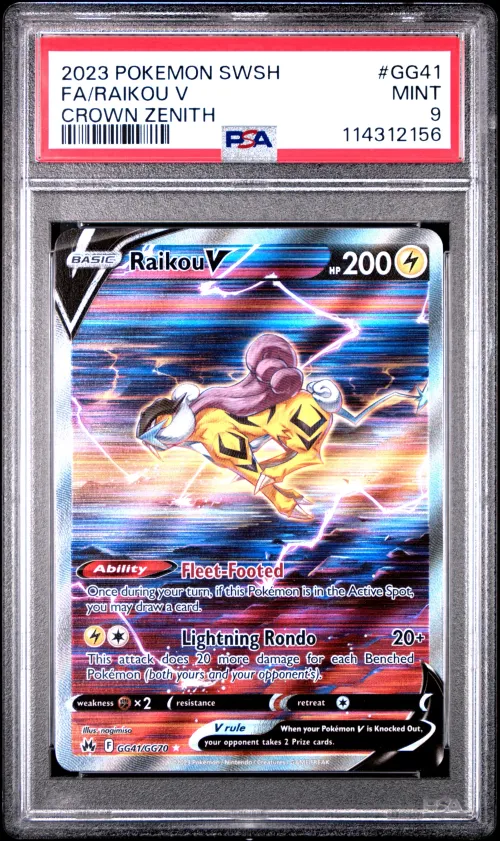 2023 #GG41 Full Art/Raikou V PSA