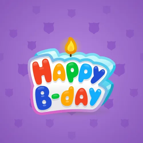 B-Day Candle #68824
