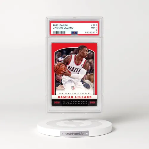 2012 Panini #262 Damian Lillard (PSA 9 MINT)