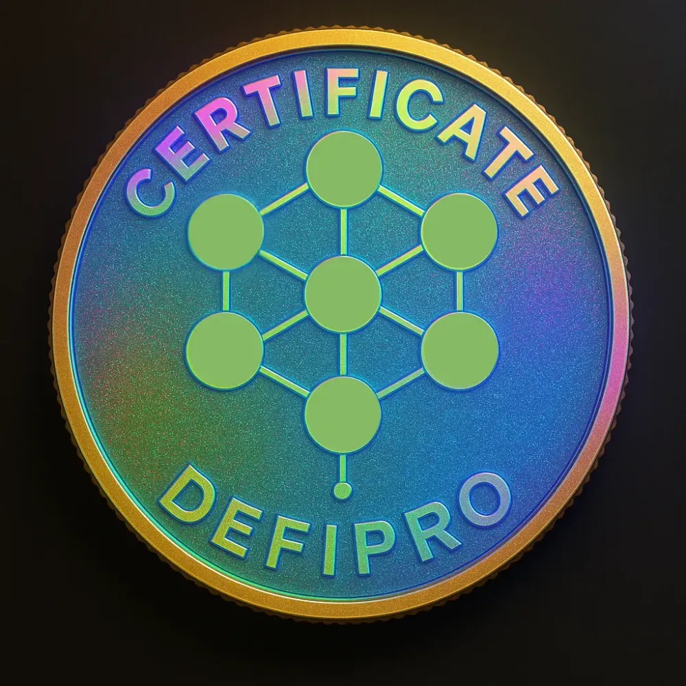 DeFiPro Training Certificate #1