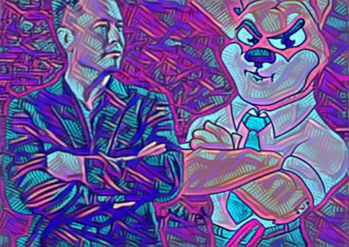 Musk with Shiba Manager #624090