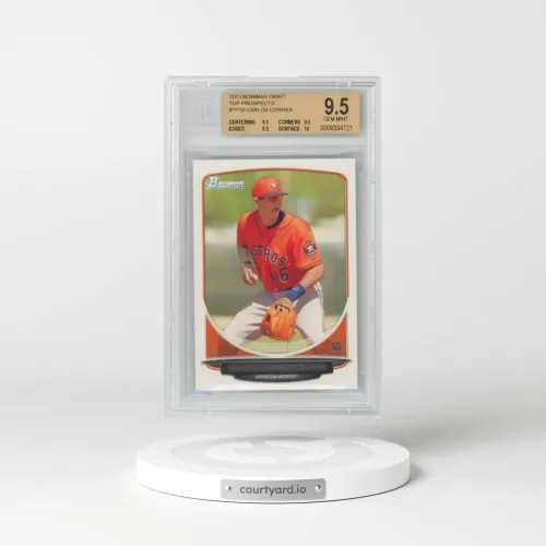 2013 Bowman Draft Picks & Prospects Top Prospects #TP-10 Carlos Correa (BGS 9.5 GEM MINT)
