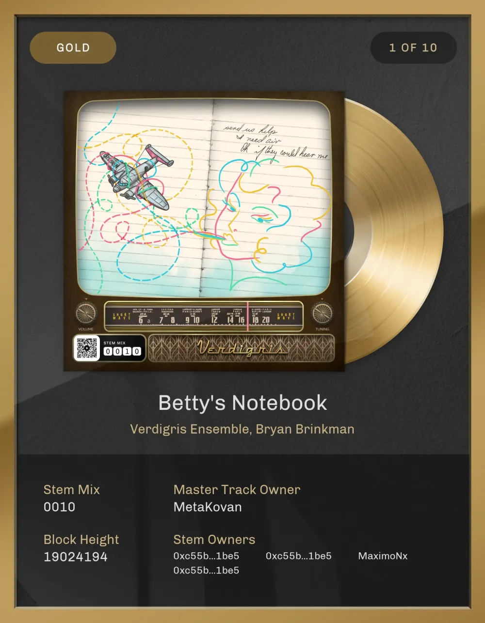 Betty's Notebook Gold Edition (Mix: 0010) #950