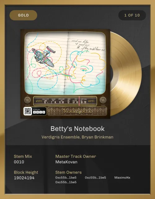 Betty's Notebook Gold Edition (Mix: 0010) #950