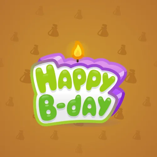 B-Day Candle #171612
