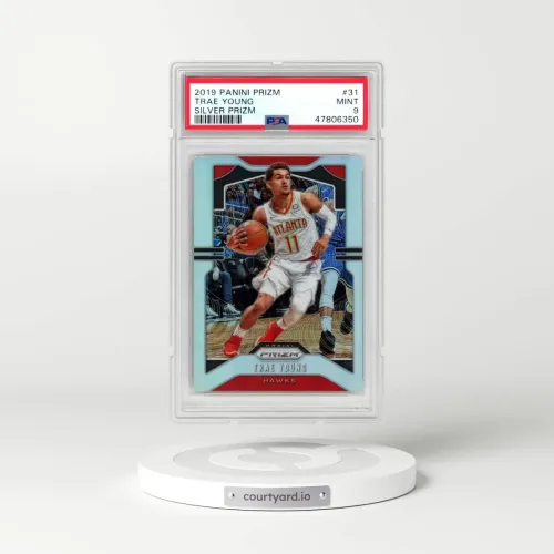 2019 Panini Prizm #31 Trae Young - Silver Prizm (PSA 9 MINT)