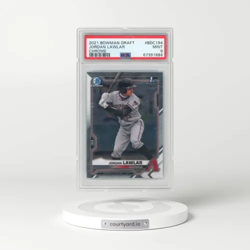 2021 Bowman Draft #BDC194 Jordan Lawlar - Chrome (PSA 9 MINT)