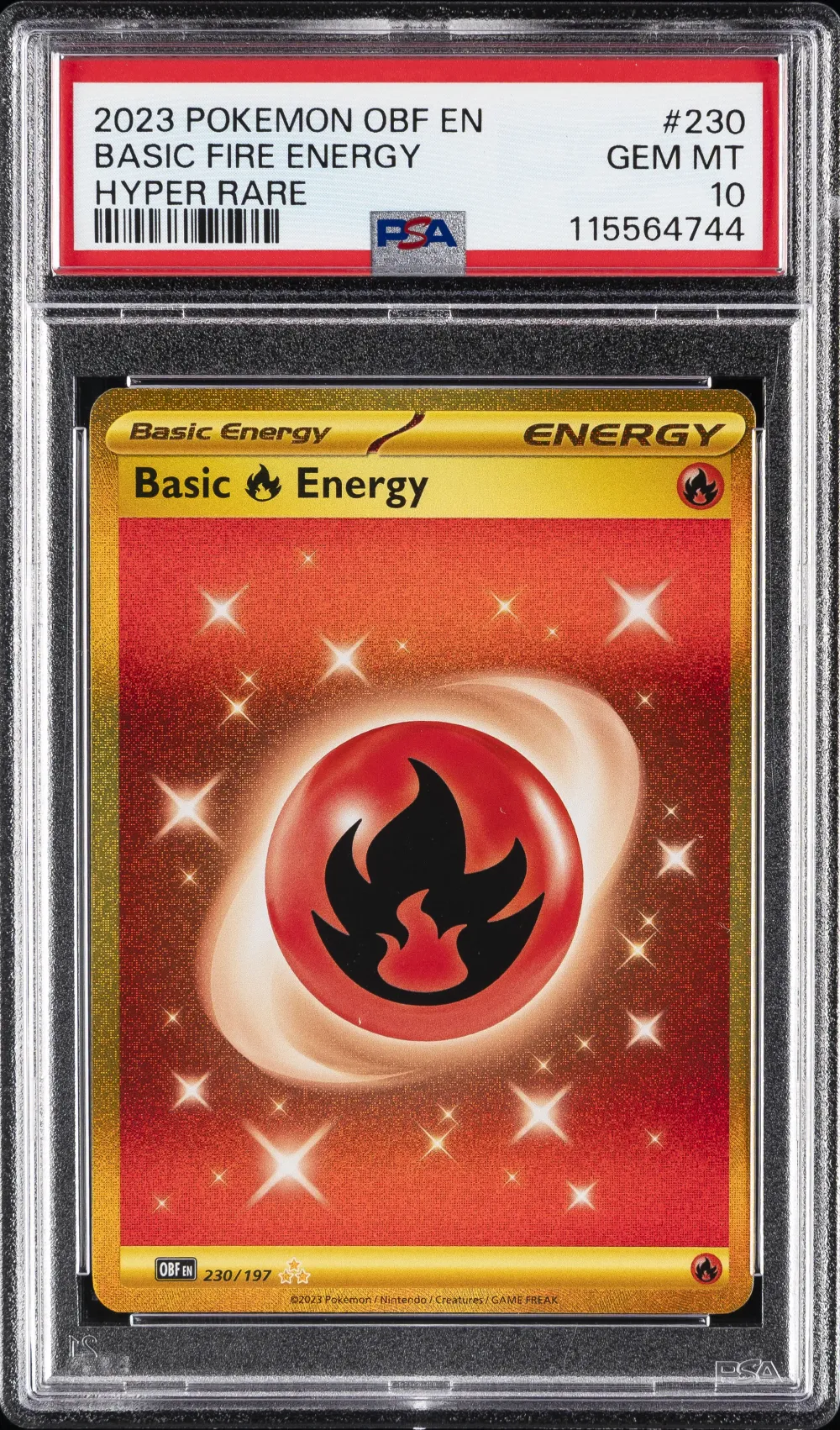 2023 #230 Basic Fire Energy PSA 