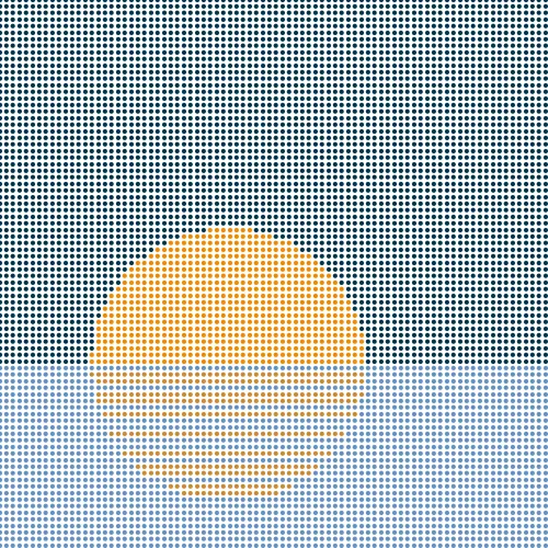 Stipple Sunsets #235