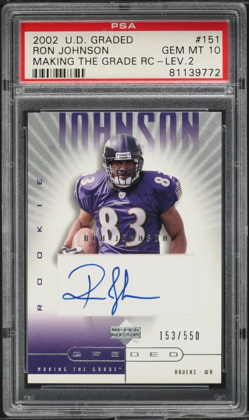 2002 Upper Deck Graded Making Th