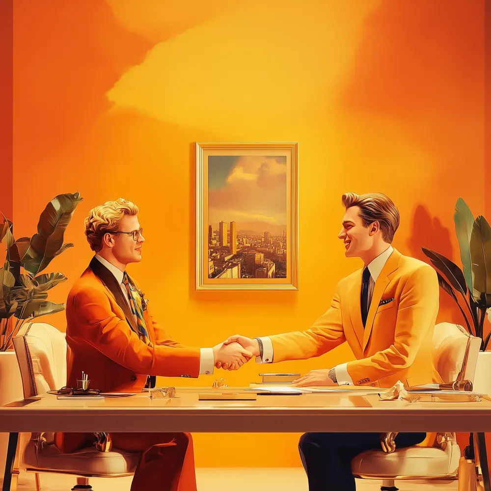 Conclusion of the first advertising contract #20