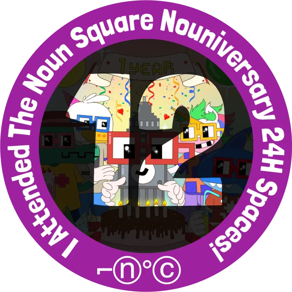 The Noun Square - Nouniversary 24hr Space 12/24 #5463380