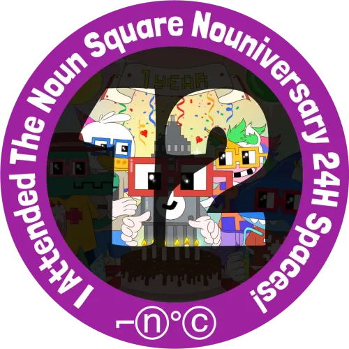 The Noun Square - Nouniversary 24hr Space 12/24 #5463380