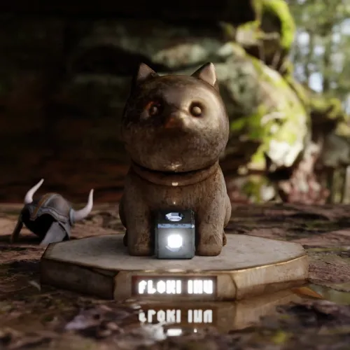 FlokiInu-Silver,ID:1323 ＃1323