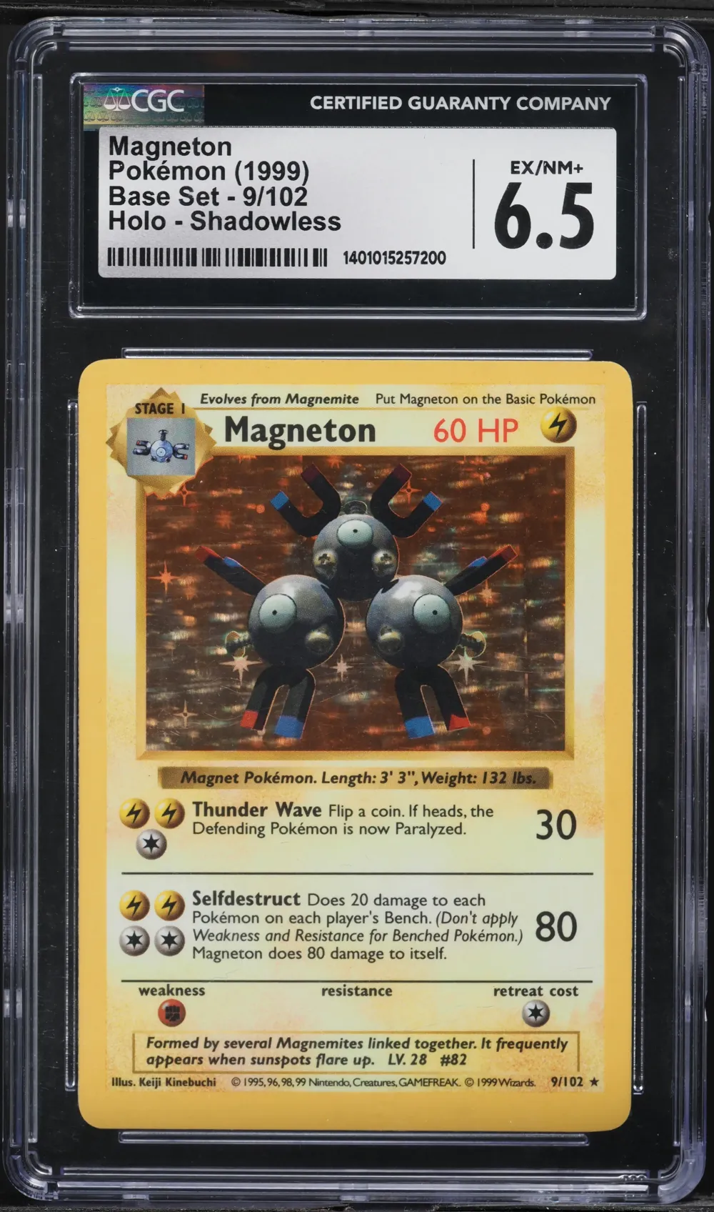1999 #9 Magneton-Holo CGC 6.5 Ga