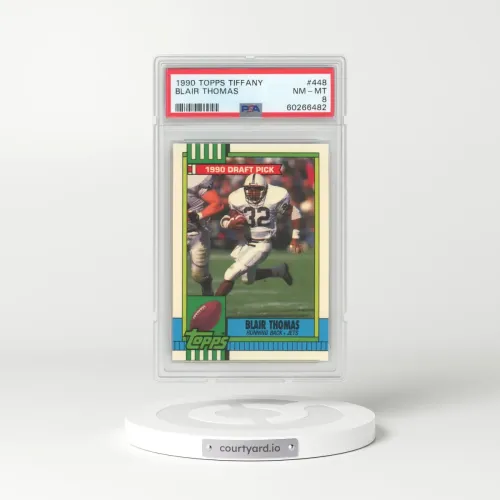 1990 Topps Tiffany #448 Blair Thomas (PSA 8 NM-MT)