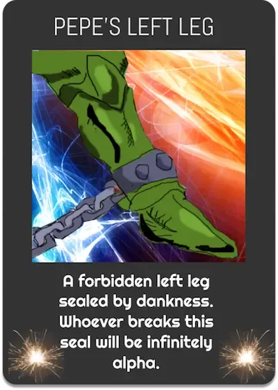 PEPELEFTLEG | Series 12 Card 31