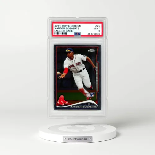 2014 Topps Chrome #25 Xander Bogaerts (PSA 9 MINT)
