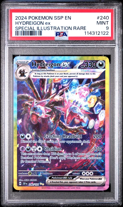 2024 #240 Hydreigon EX PSA 9 Ssp
