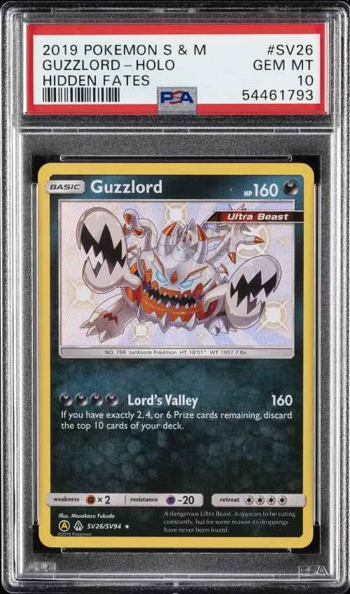 2019 #SV26 Guzzlord-Holo PSA 10 