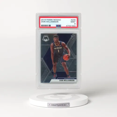 2019 Panini Mosaic #209 Zion Williamson (PSA 9 MINT)