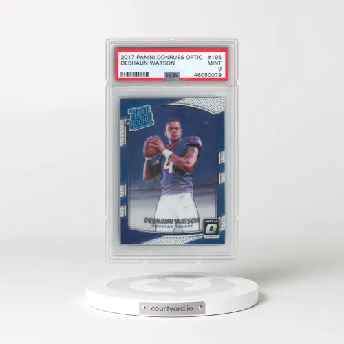2017 Panini Donruss Optic #195 Deshaun Watson (PSA 9 MINT)