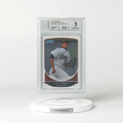 2013 Bowman Chrome Prospect #BCP100 Carlos Correa (BGS 9 MINT)