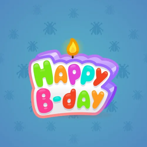 B-Day Candle #68095