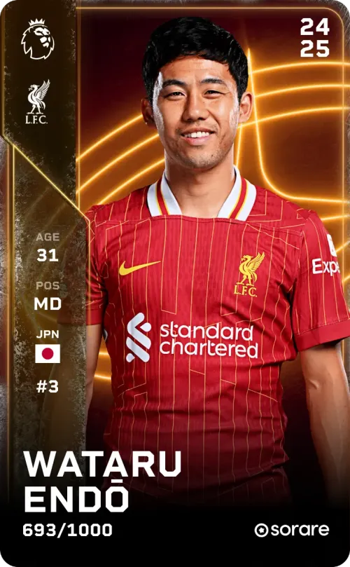 Wataru Endō 2024-25 • Limited 693/1000